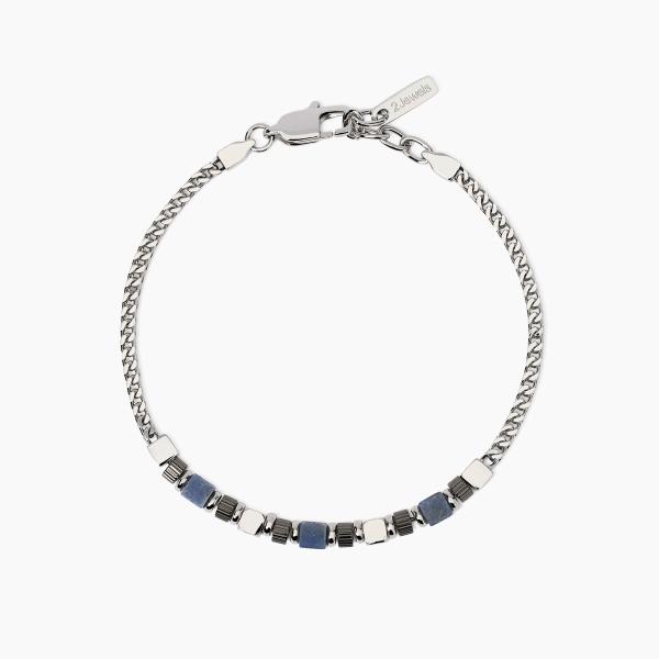 bracciale-in-acciaio-316l-pvd-gunmetal-sodalite